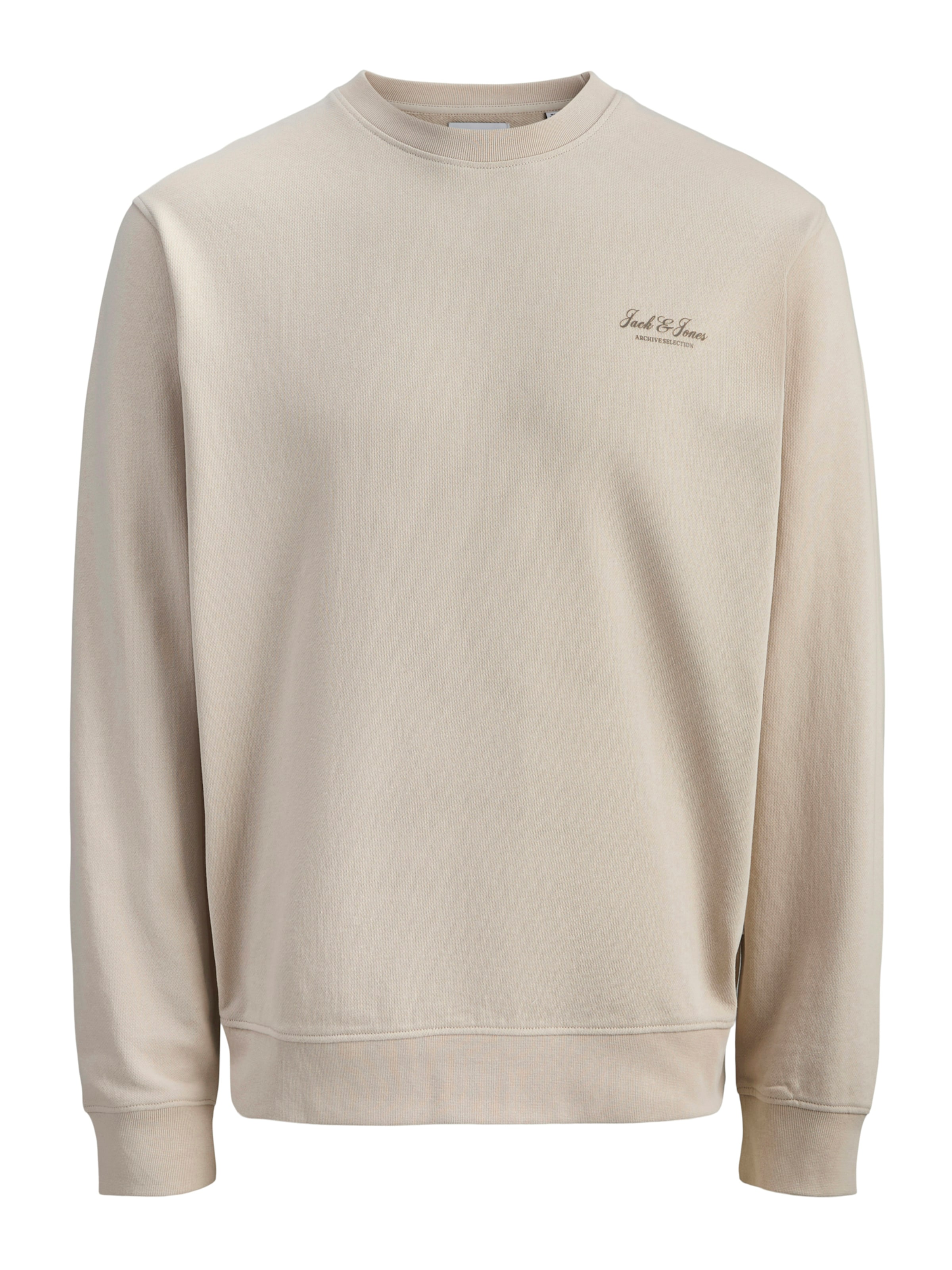 Jack & Jones Junior Sweatshirt 'JJEArchive' i beige: forside