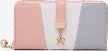 Miss Lulu Wallet in Grey: front