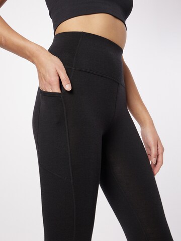 ICEBREAKER Skinny Sporthose 'Fastray' in Schwarz