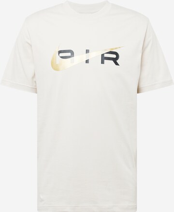 Nike Sportswear T-shirt 'AIR' i beige: framsida