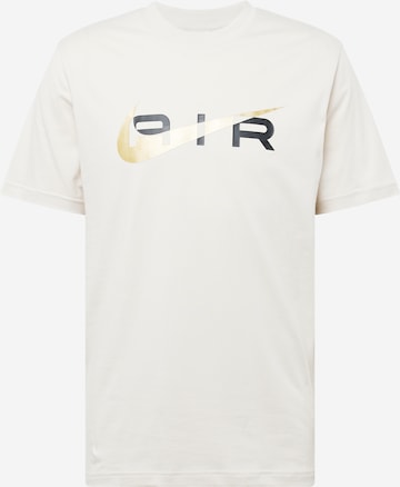 Nike Sportswear Shirt 'AIR' in Beige: voorkant