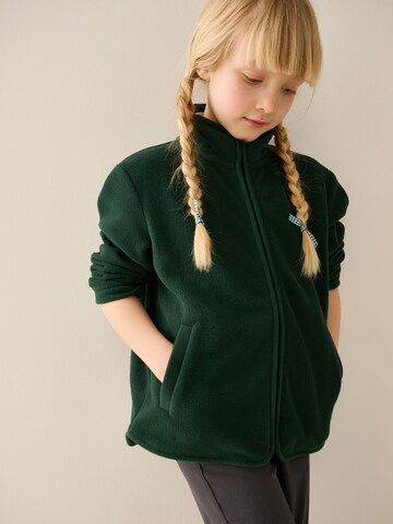 Next Fleece jas in Groen: voorkant