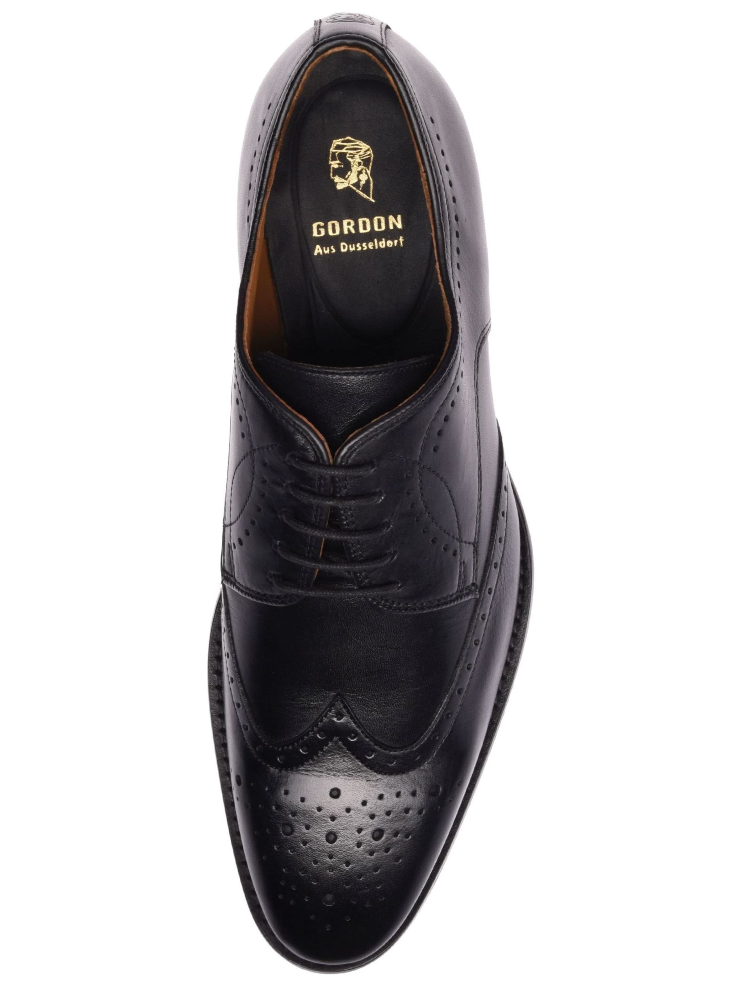 Gordon & Bros Δετό παπούτσι 'City' σε μαύρο