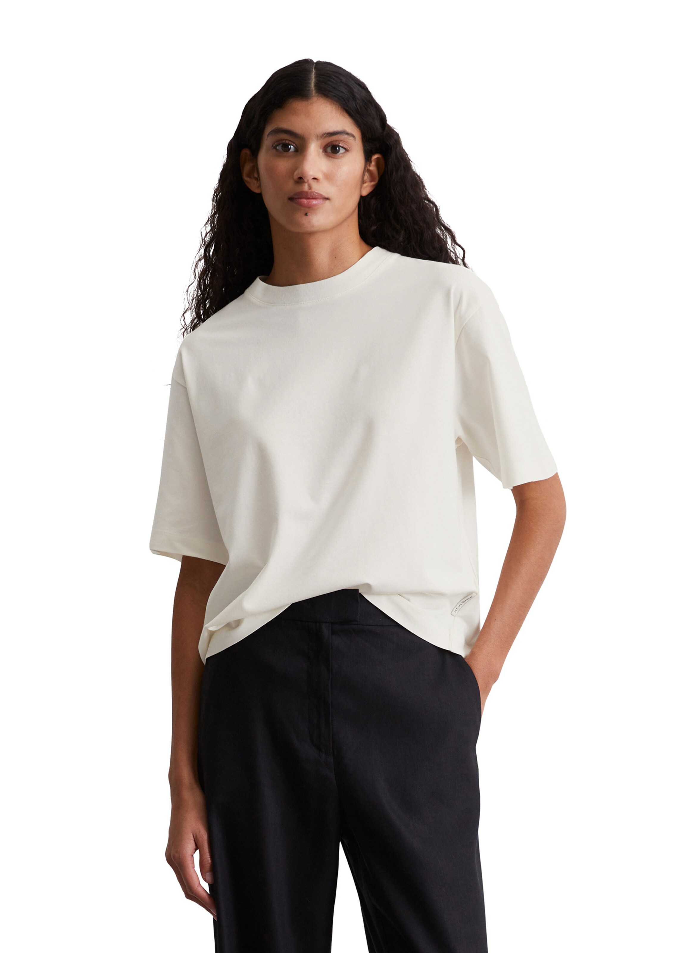 T-shirt Marc O'Polo en gris : devant