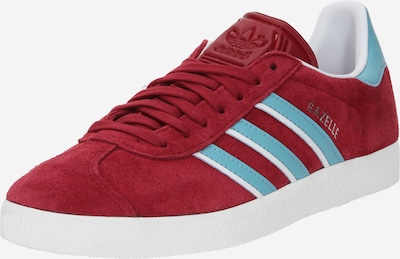 ADIDAS ORIGINALS Baskets basses 'Gazelle' en bleu clair / bordeaux / blanc, Vue avec produit