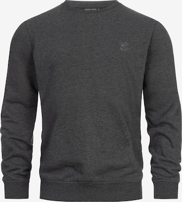 INDICODE JEANS Sweatshirt ' Holt ' in Grijs: voorkant