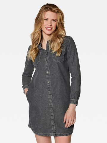 Mavi Dress in Grey: front