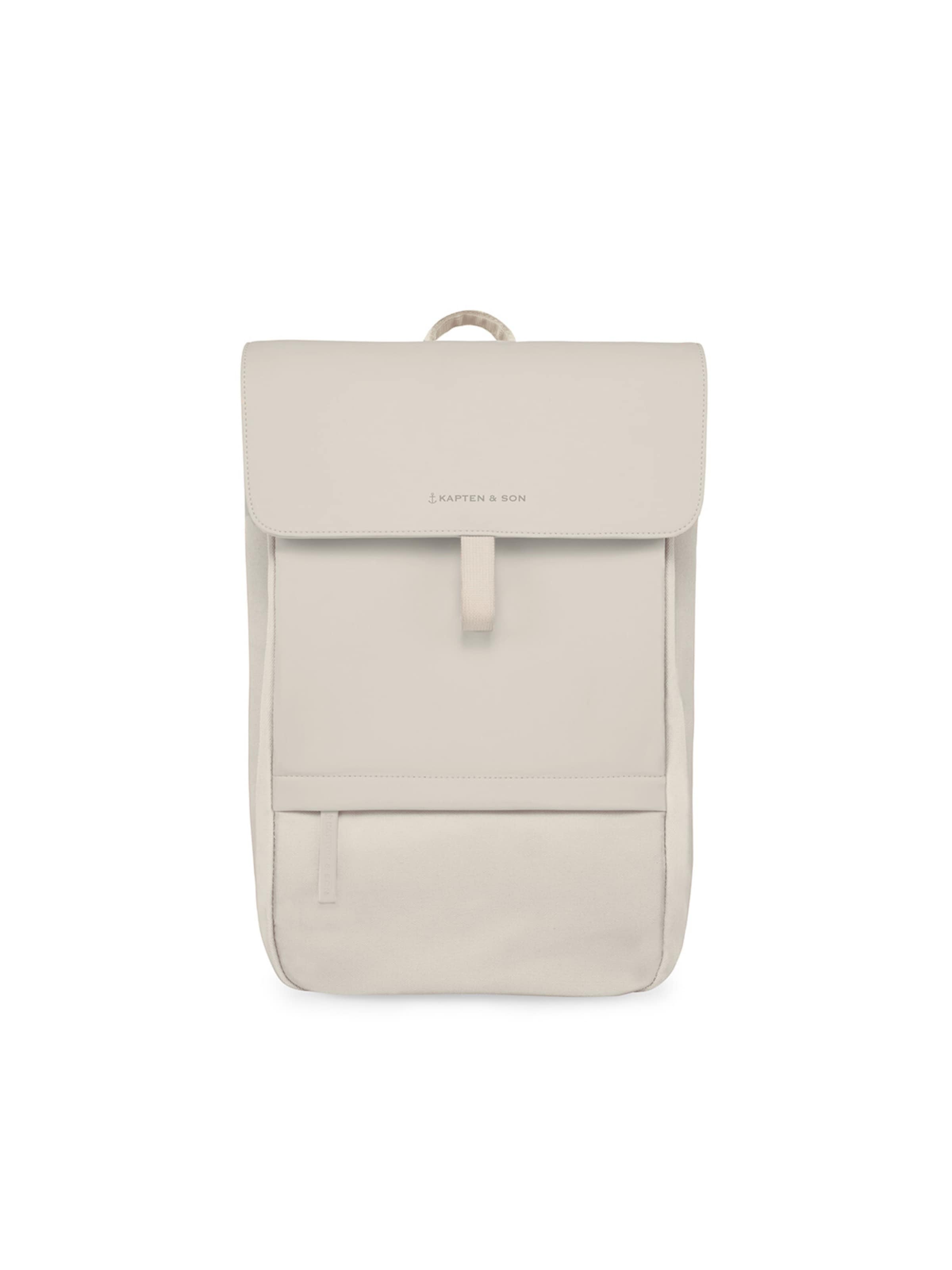 Kapten & Son Rucksack 'Fyn Small'‌‌‌‌ in Beige: Vorderseite