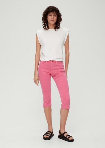 s.Oliver Slimfit Jeans 'Betsy' in Roze