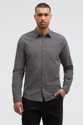 CMPD Slim fit Button Up Shirt in Grey: front