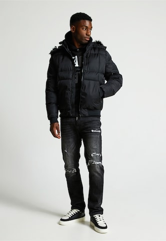 Alessandro Zavetti SAVINIO PUFFER BOMBER JACKET ' ' in Schwarz