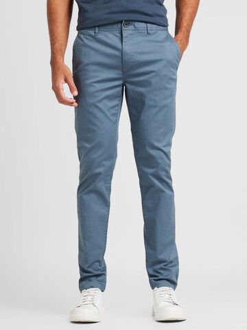 SCOTCH & SODA Úzky strih Chino nohavice 'Essentials - Mott' - Modrá: predná strana