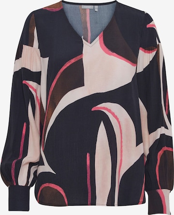 Chemisier 'Lena' Fransa en bleu : devant