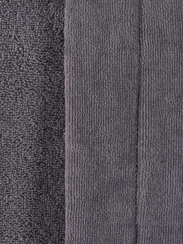 BOSS Home Long Bathrobe 'PLAIN' in Grey