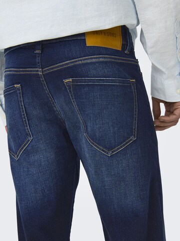 Coupe slim Jean Only & Sons en bleu