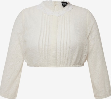 Ulla Popken Blouse in Beige: voorkant