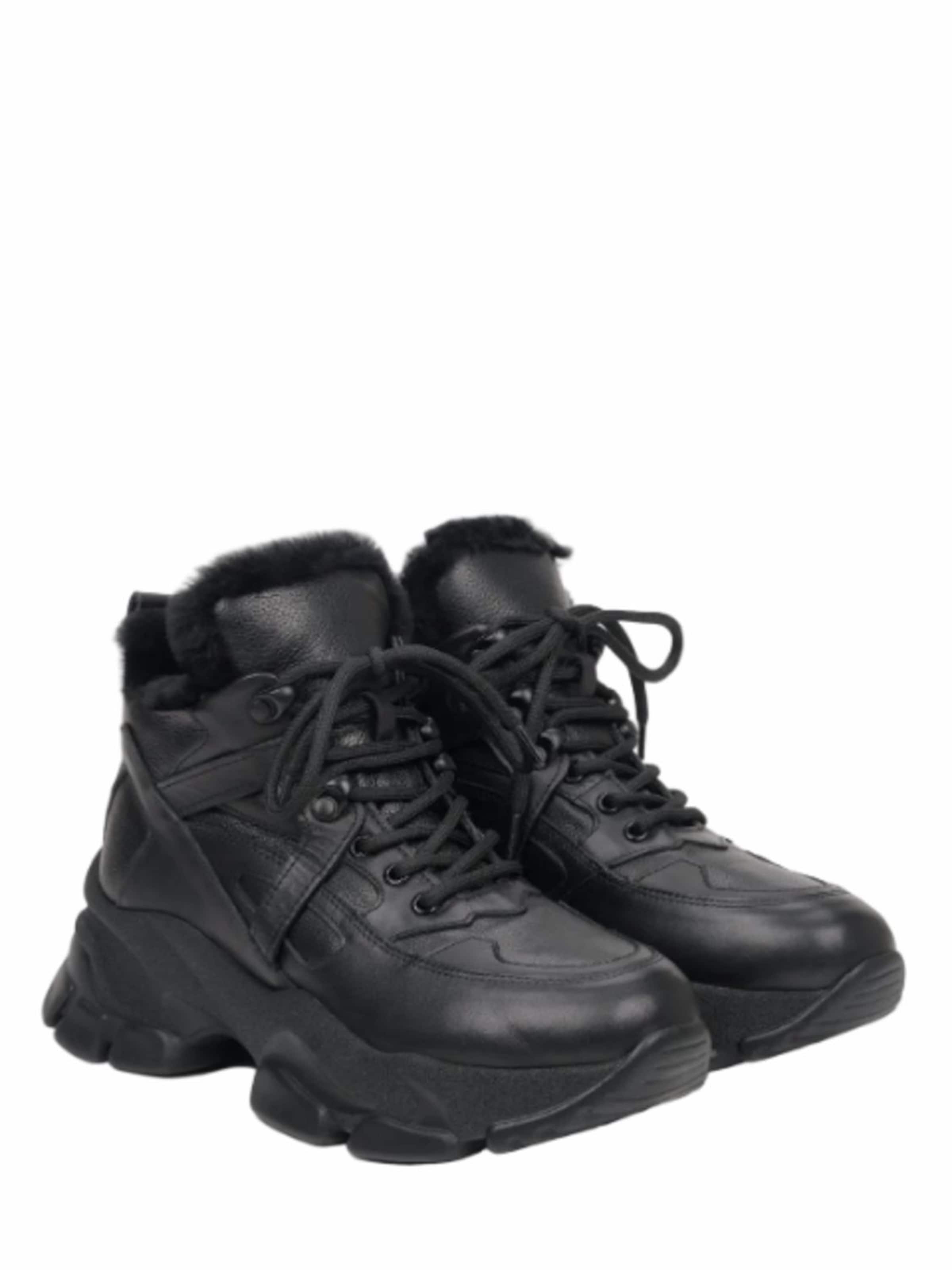 Sneaker alta '41-5710' di Estro in nero: frontale