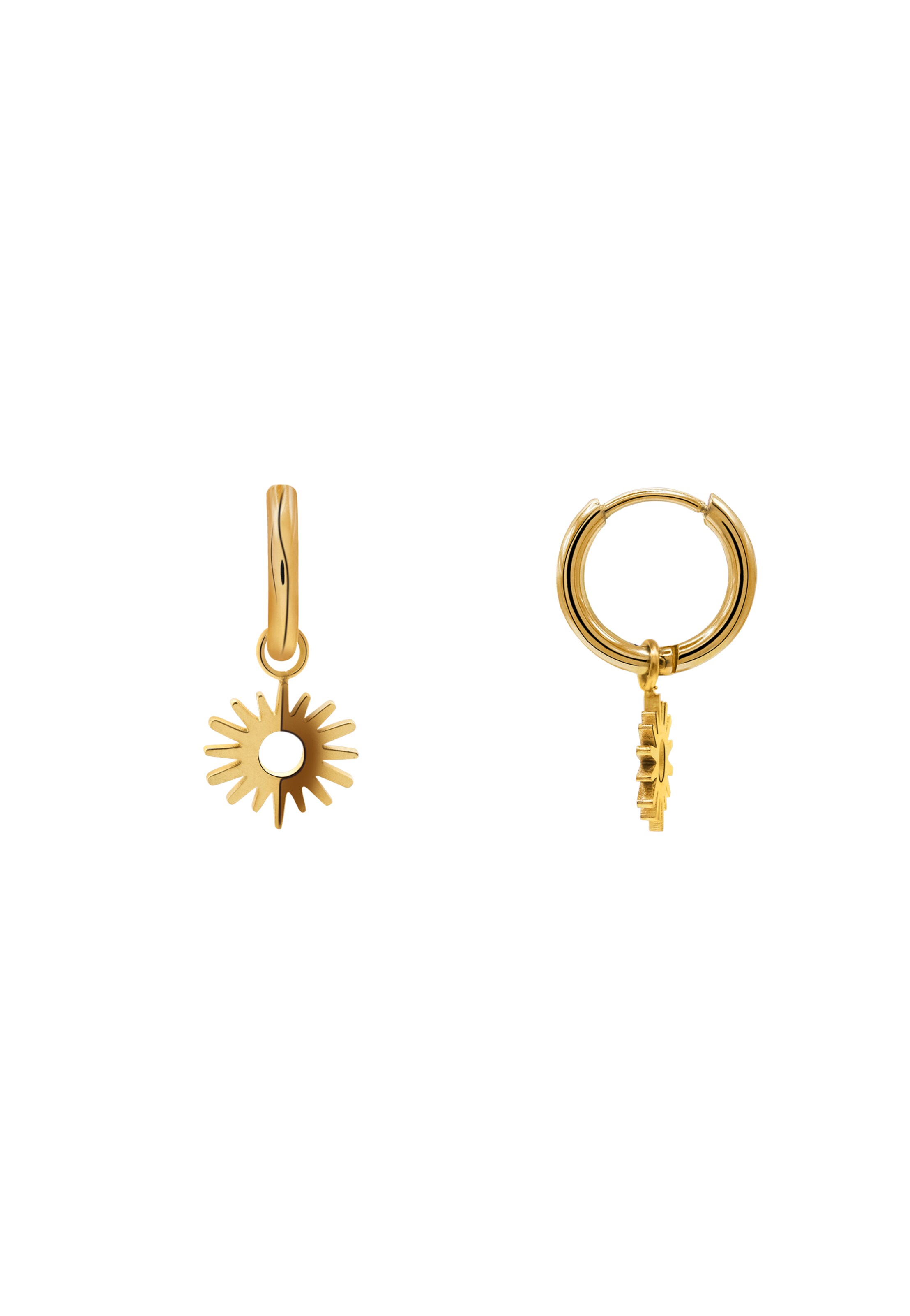 Boucles d'oreilles 'Norik' Heideman en or : devant