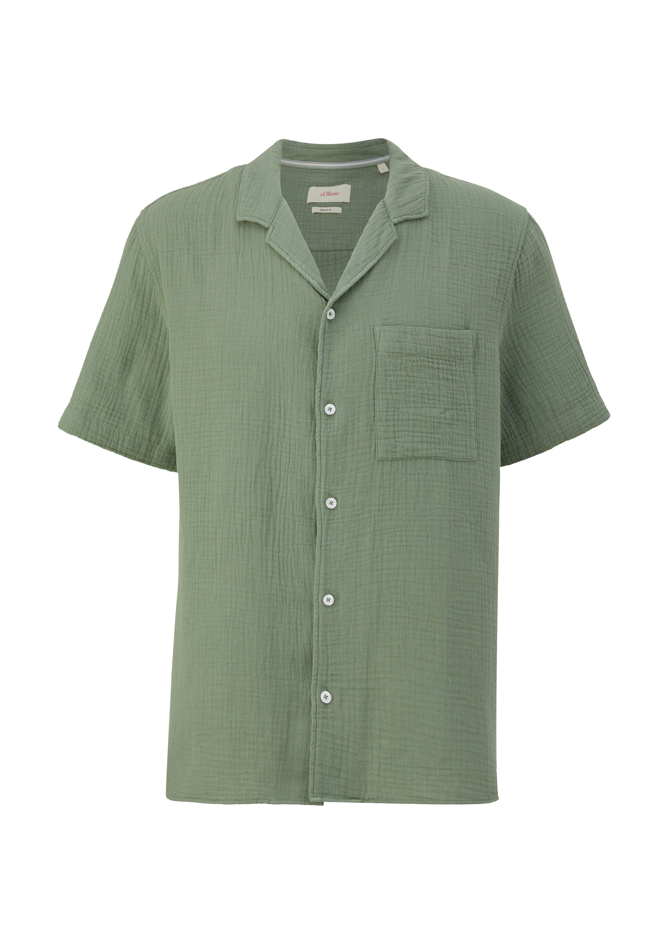 Chemise s.Oliver en vert : devant