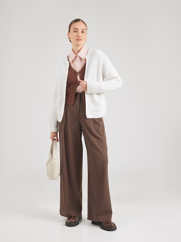 MORE & MORE Gebreid vest in Wit