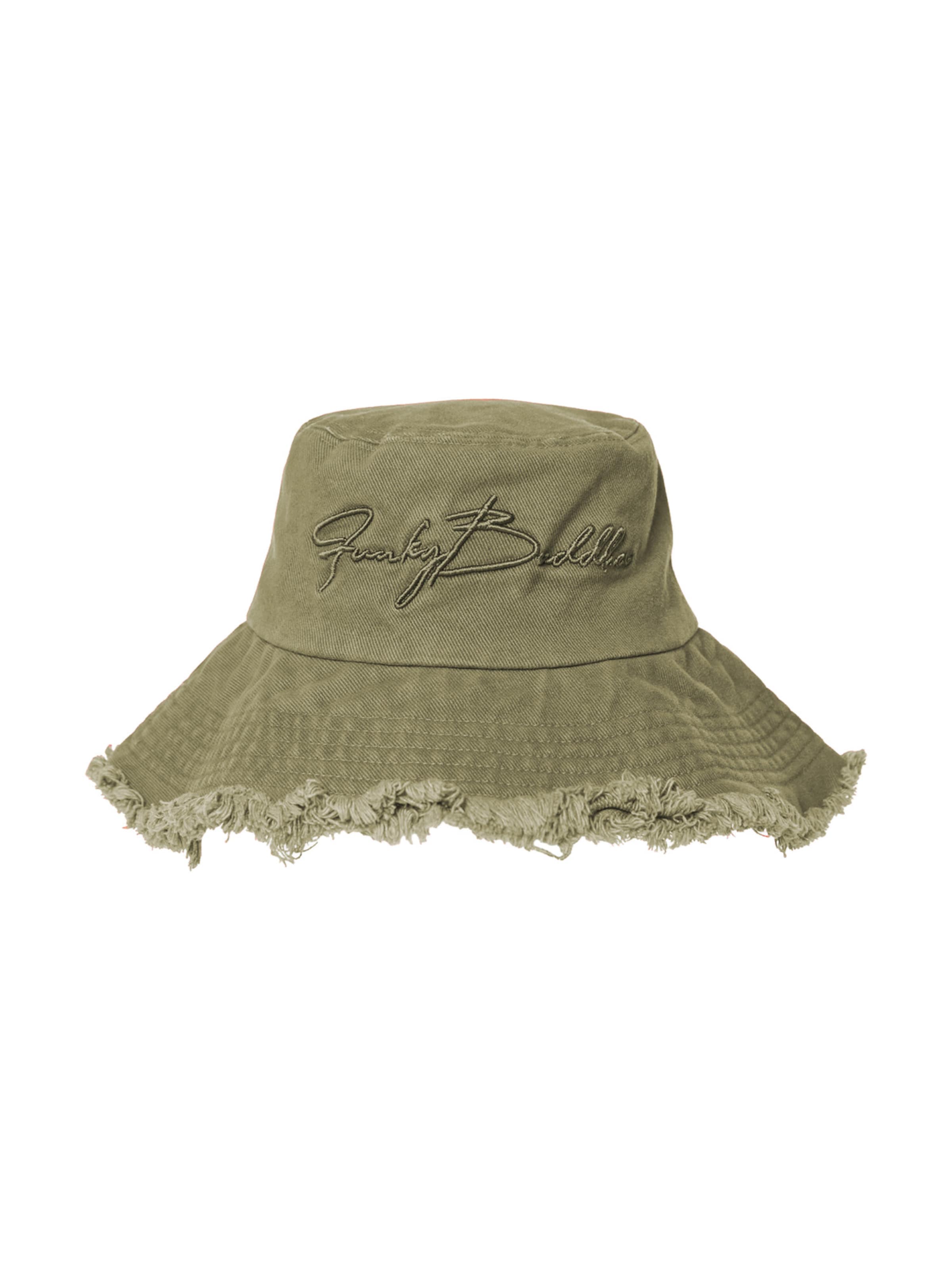 Pălărie de la Funky Buddha pe verde: față
