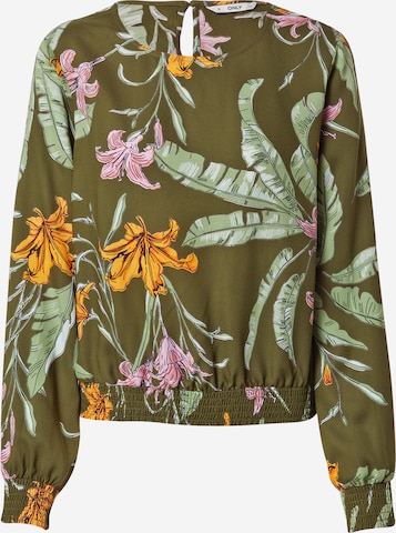 ONLY Blouse 'Palm' in Groen: voorkant