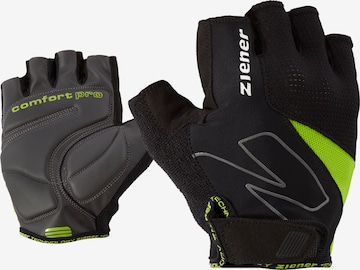 ZIENER Athletic Gloves 'CRAVE' in Green: front