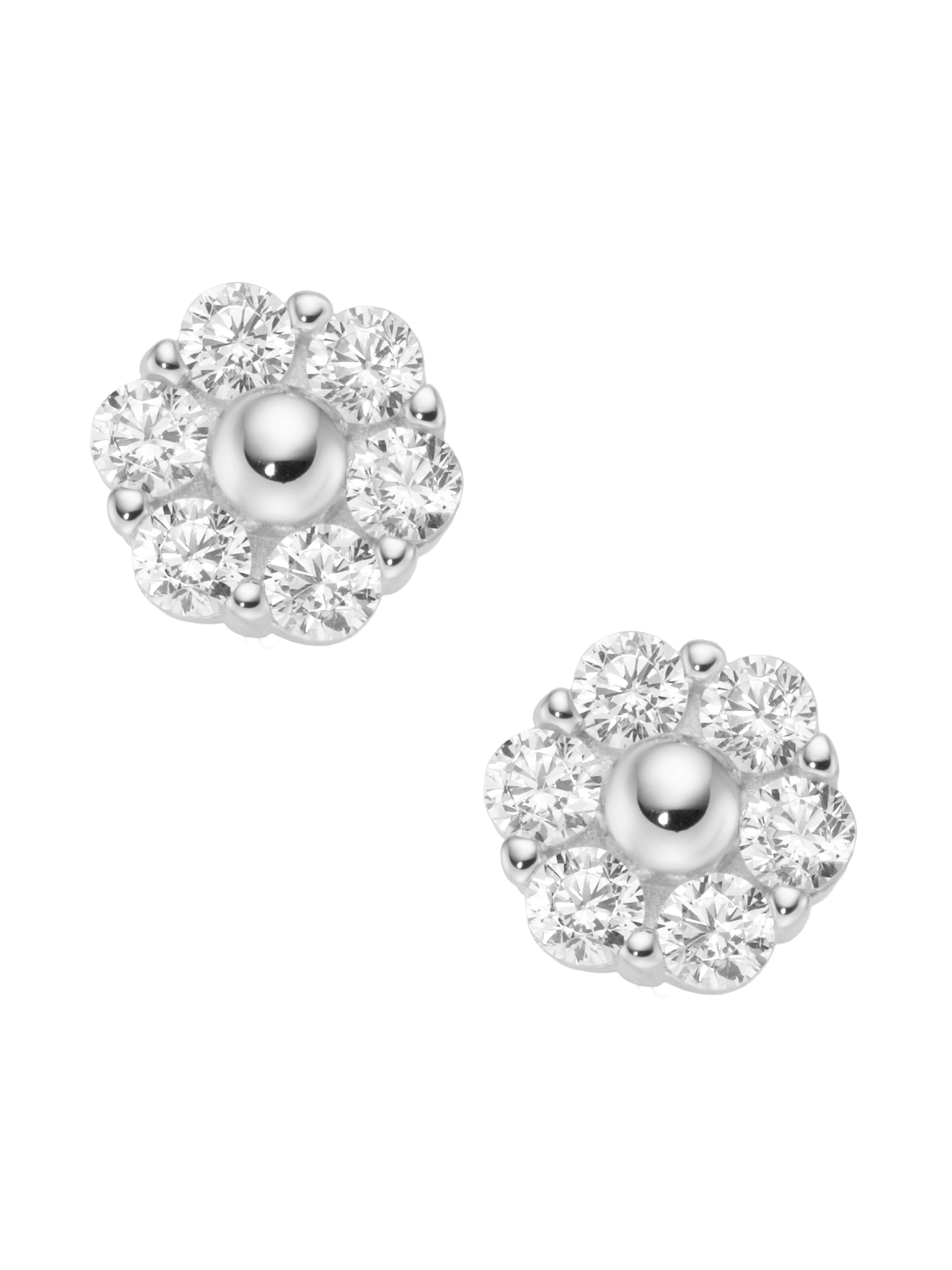 Orecchini in One Size Smart Jewel di colore argento / trasparente, Visualizzazione prodotti