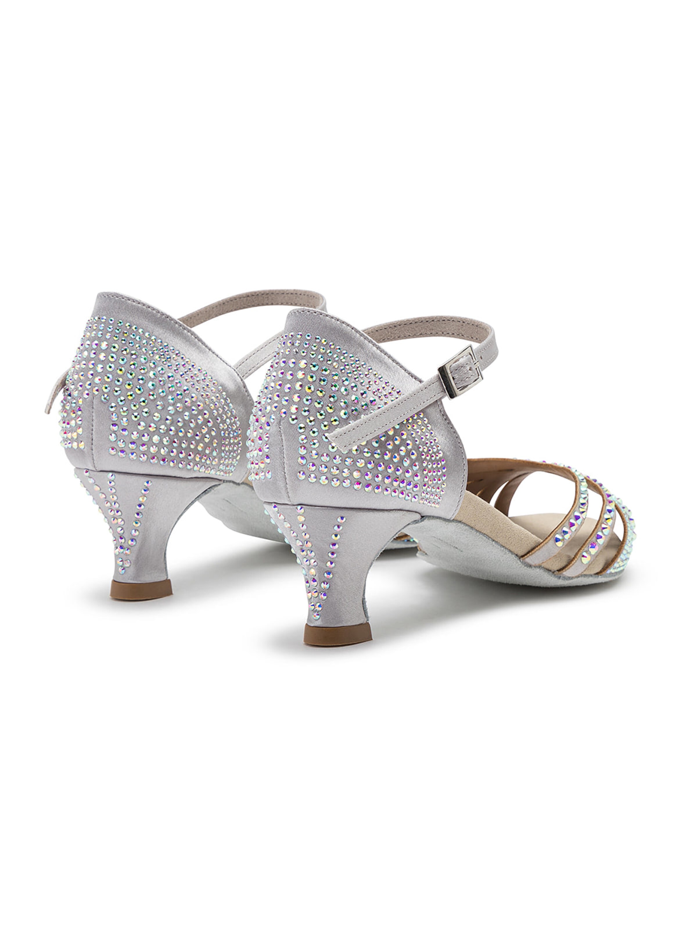 Dancing Queens Riemensandale 'Sparkle Shine' in Silber