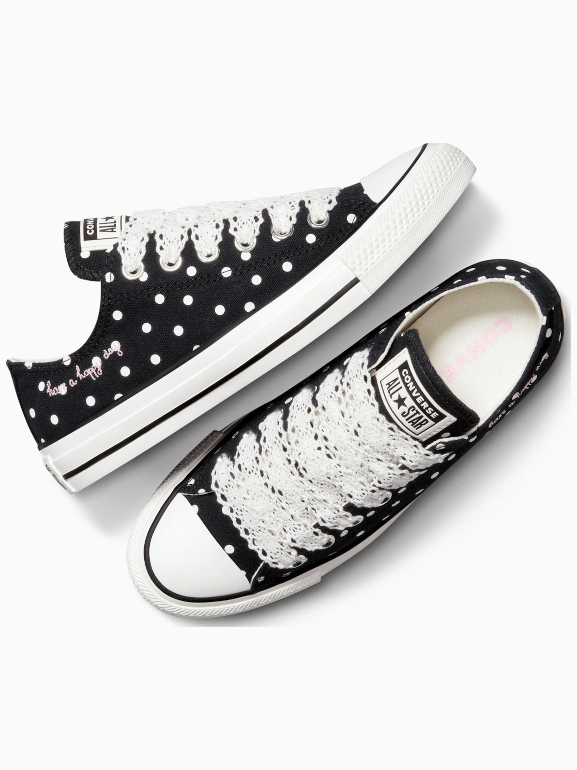 CONVERSE - Zapatillas deportivas bajas 'Converse Chuck Taylor All Star Polka Dot' en negro