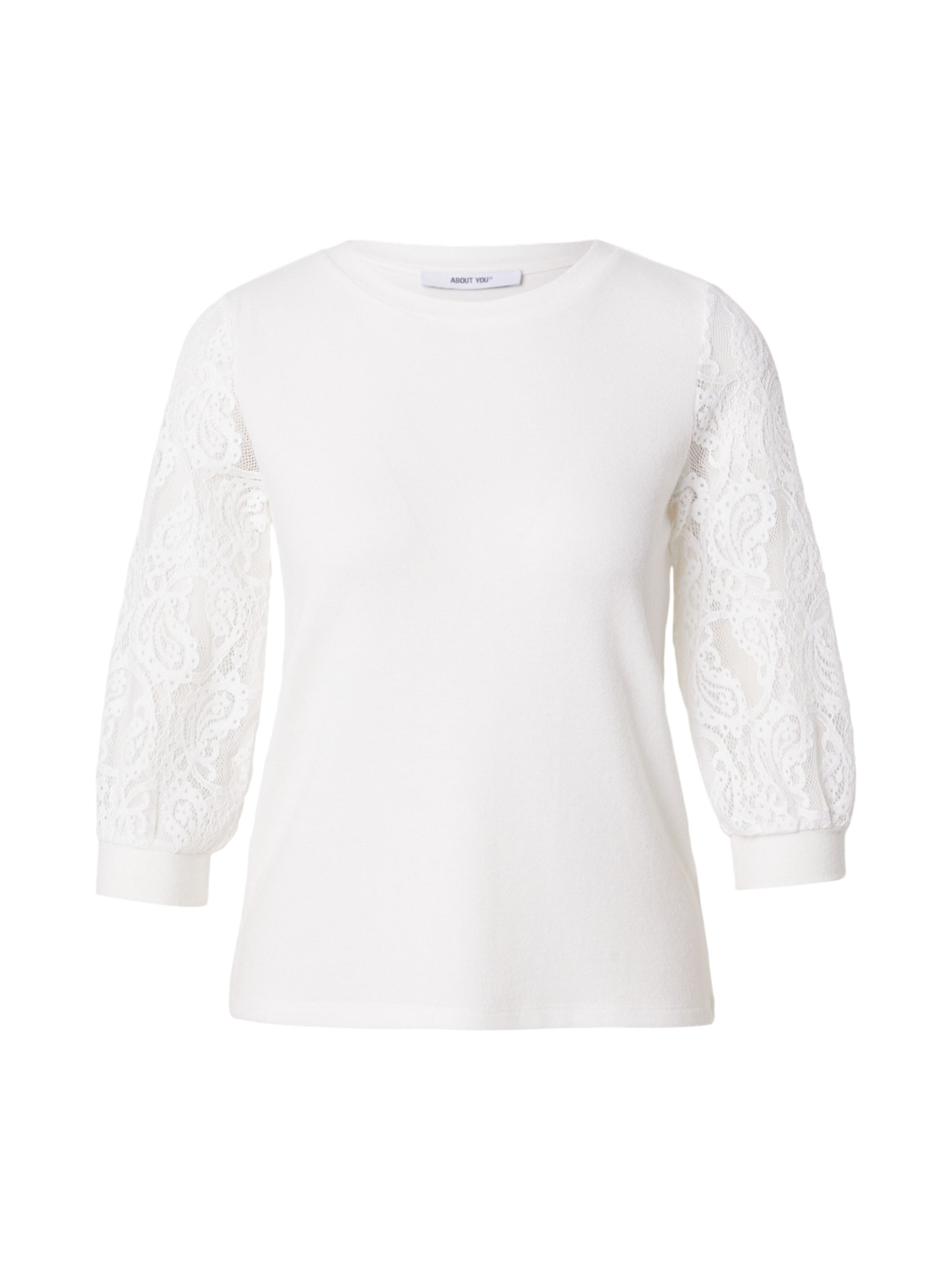 ABOUT YOU Pullover 'Emmy' in Weiß: Vorderseite