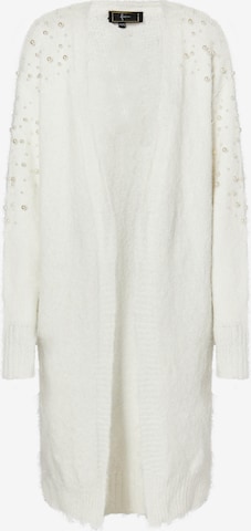 faina Knit cardigan in White: front