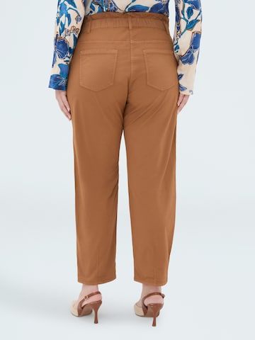 Fiorella Rubino Loose fit Trousers in Brown