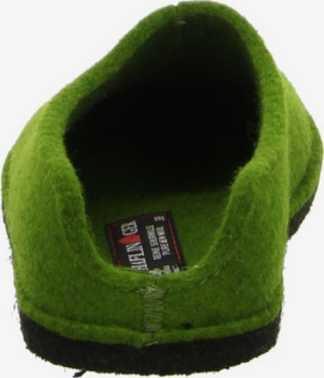 HAFLINGER Slippers in Green