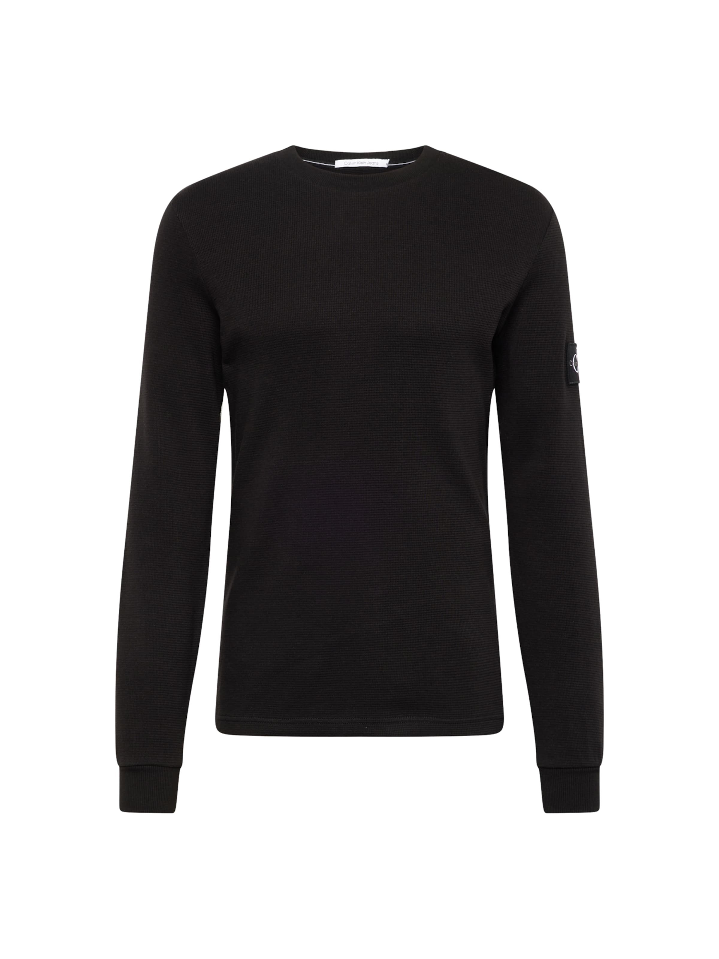 Calvin Klein Jeans Póló - fekete: elől