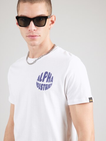 ALPHA INDUSTRIES Bluser & t-shirts i hvid