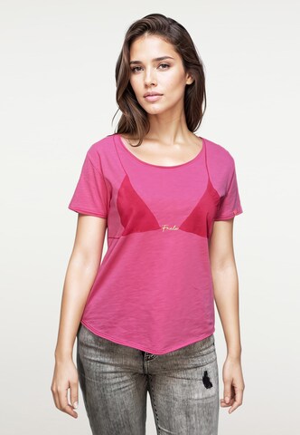 Frieda & Freddies NY T-Shirt in Pink: predná strana