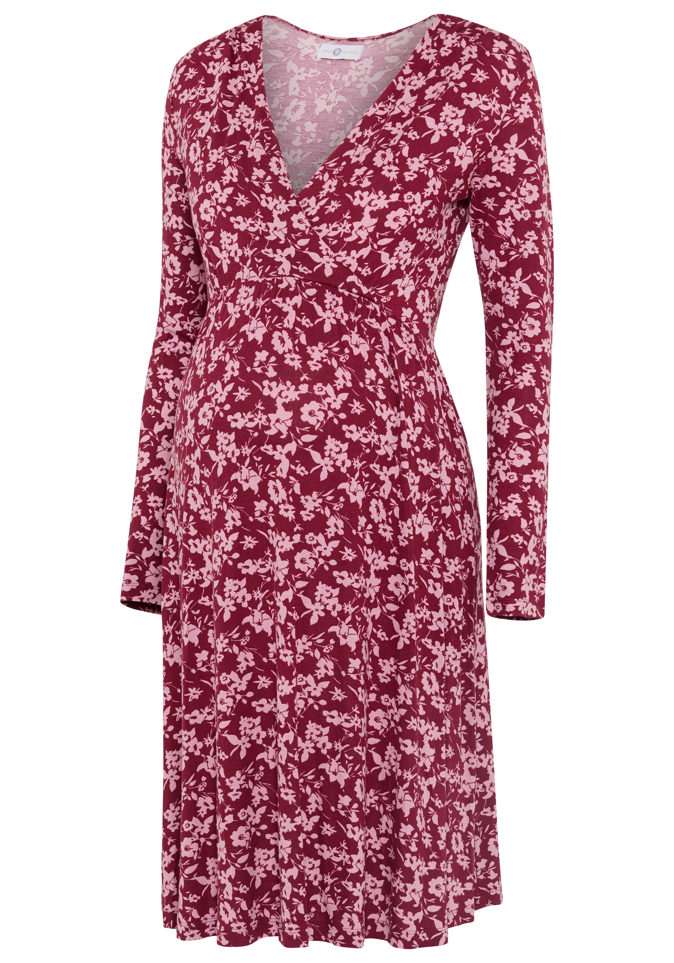 Neun Monate Dress in Grey: front