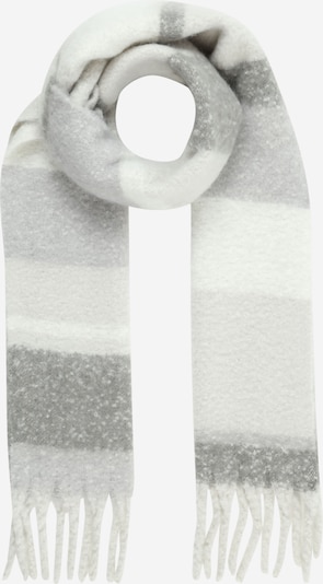 TOPSHOP Schal 'SADIE' in hellgrau / graumeliert / weiß, Produktansicht