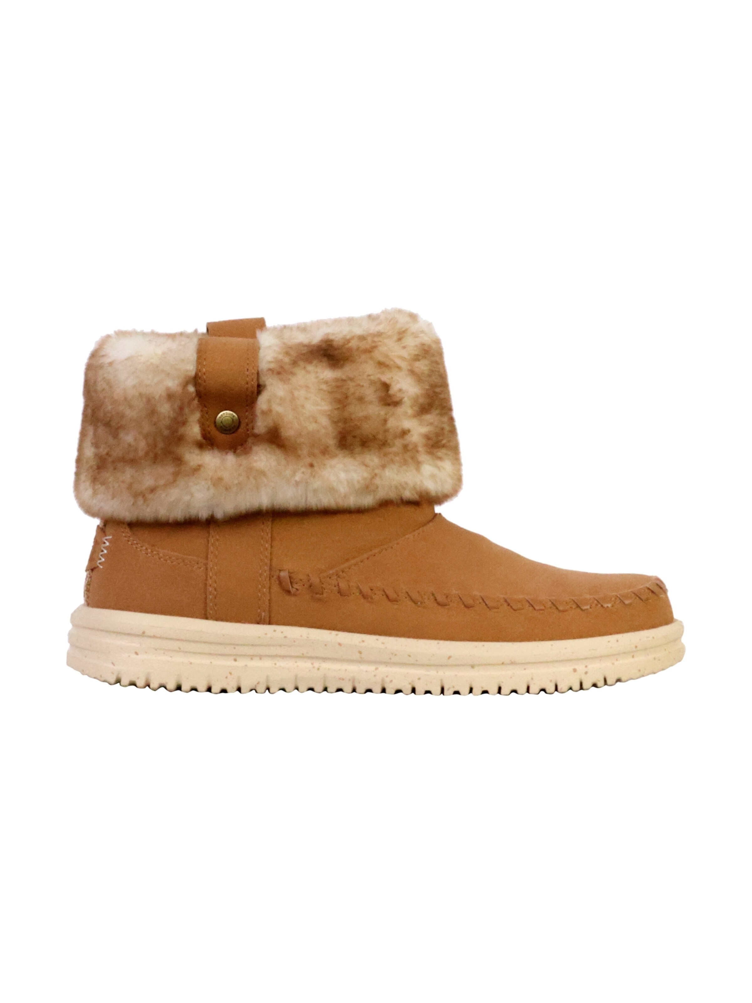 HEY DUDE Booties in Brown: front