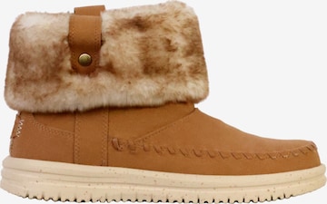 HEY DUDE Booties in Brown: front