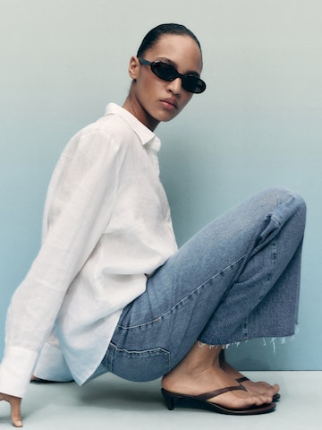 Wide Leg Jean 'CATHERIN' MANGO en bleu