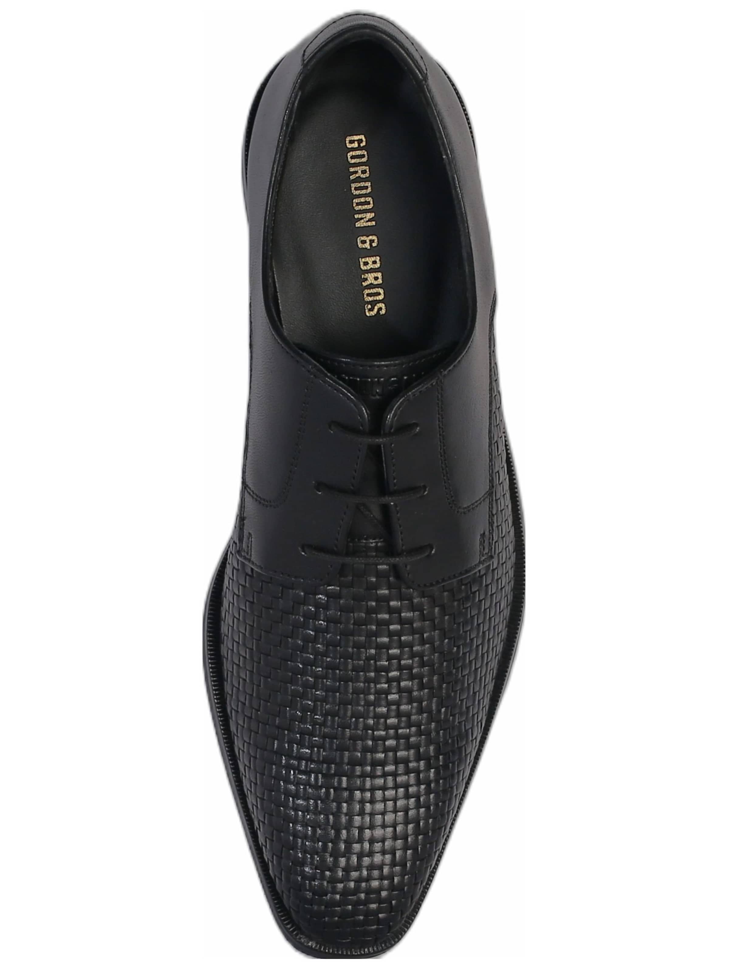 Gordon & Bros Обувь на шнуровке 'Lorenzo' в Черный