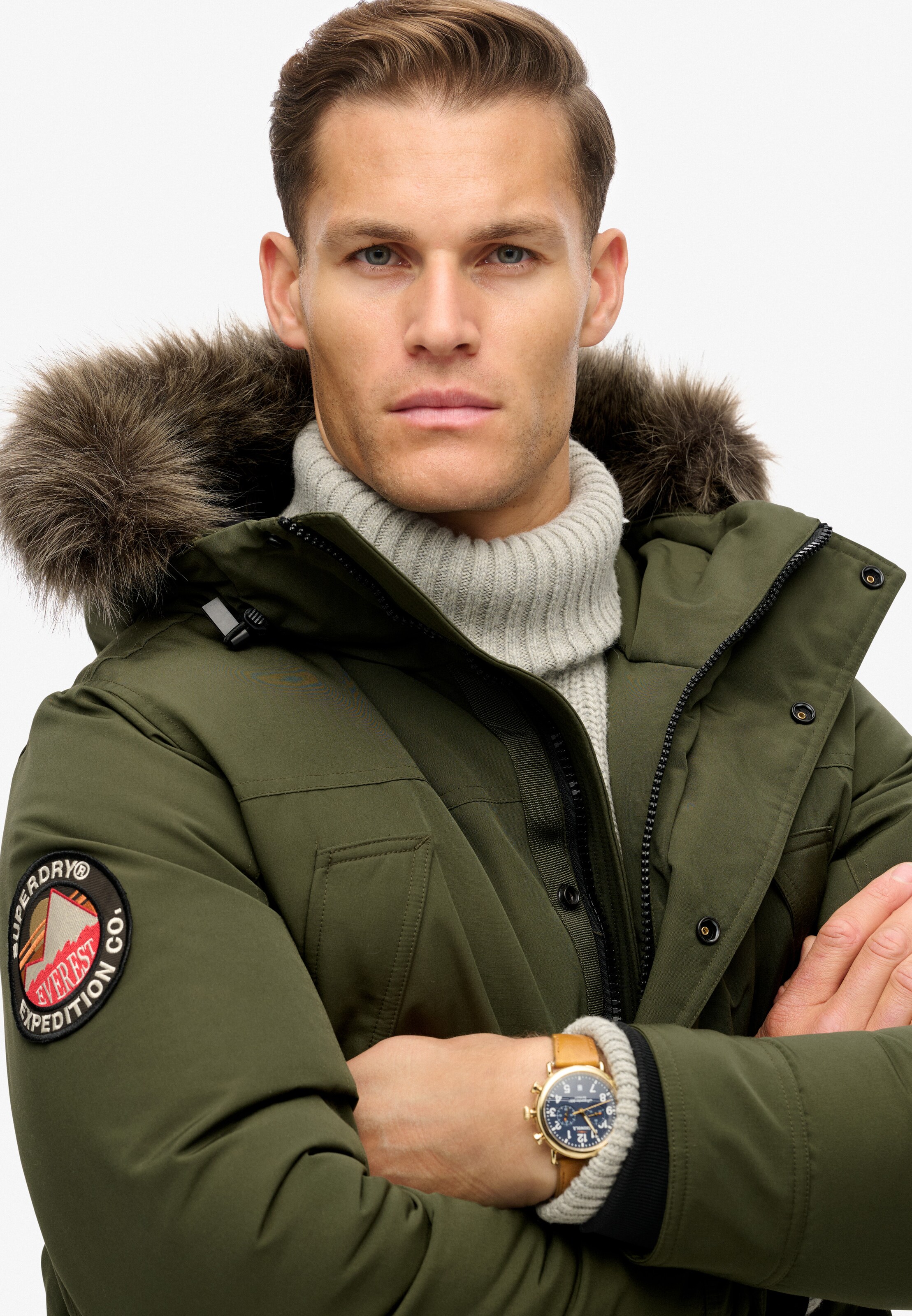 Superdry & Co Winterparka 'Everest' in Groen