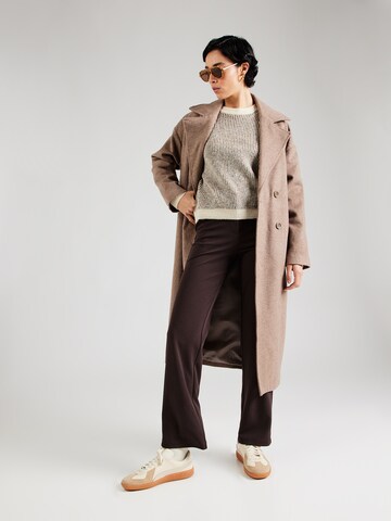 PIECES Pullover 'PCKarmen' in Braun