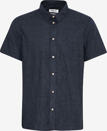 !Solid Regular fit Button Up Shirt 'PETE' in Blue: front