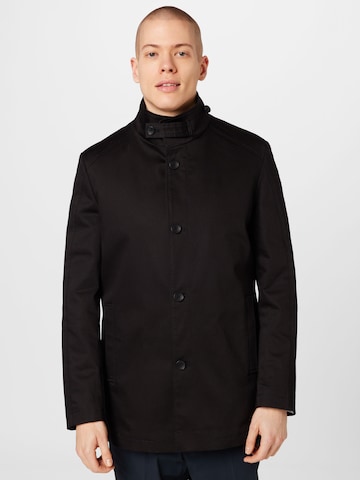 CINQUE Ανοιξιάτικο και φθινοπωρινό παλτό 'Score' σε μαύρο: μπροστά