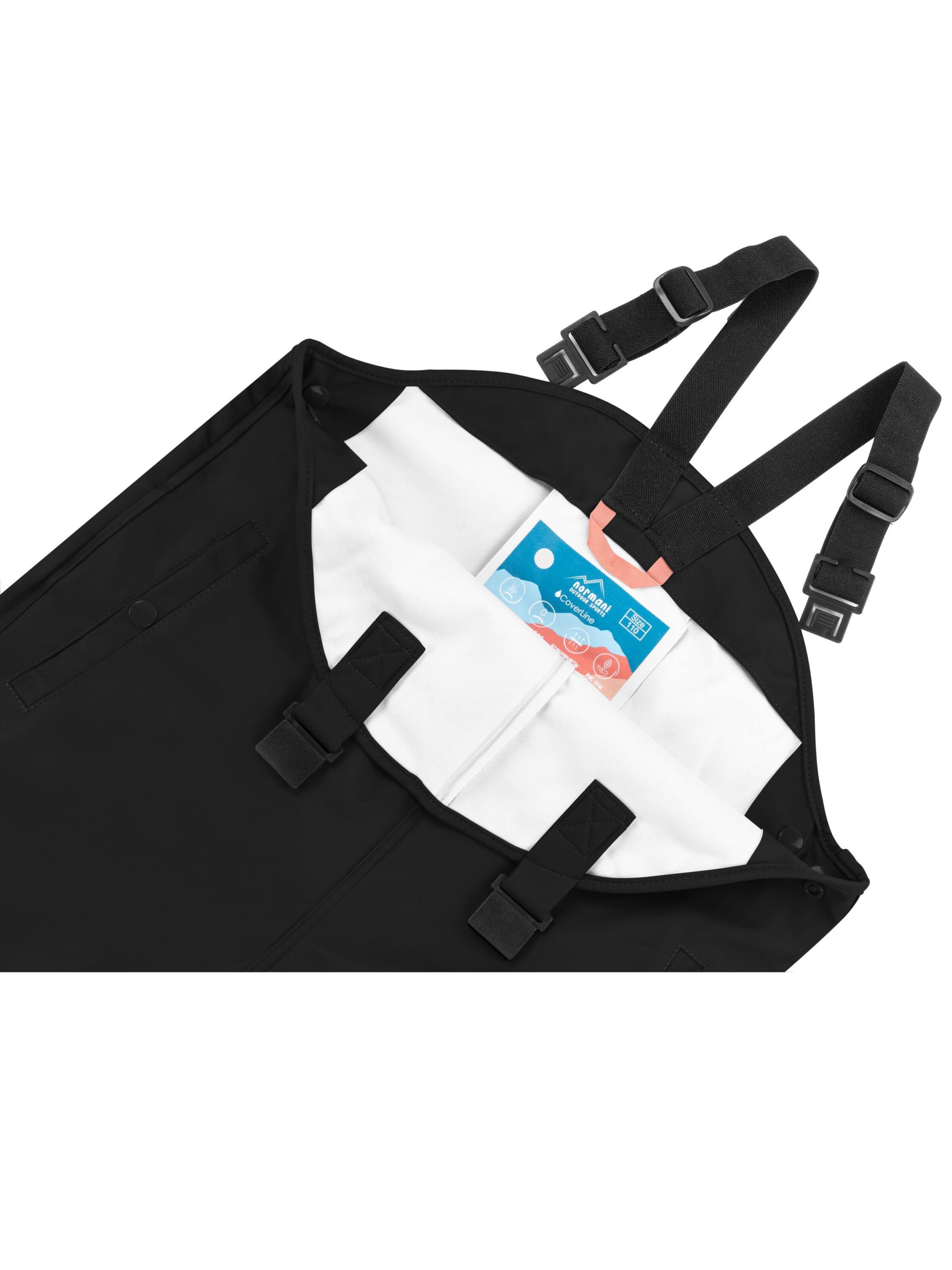 Regular Pantalon fonctionnel 'Skjolden' normani en noir