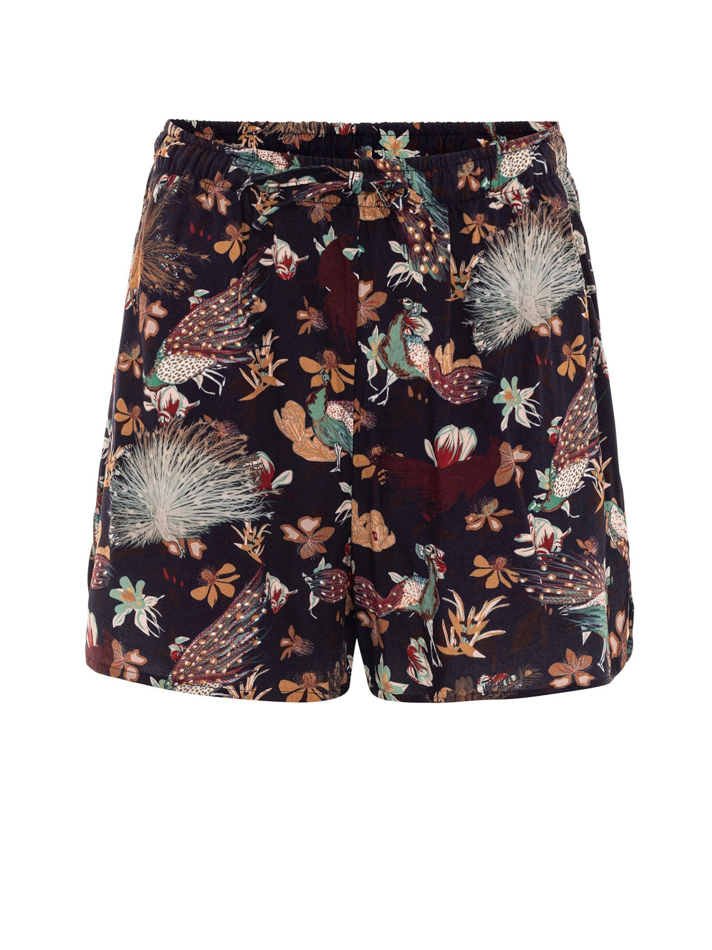 Anou Anou Normální Kalhoty 'Coole Face ' – modrá: přední strana