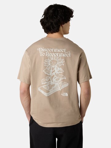 THE NORTH FACE Shirt in Bruin: voorkant